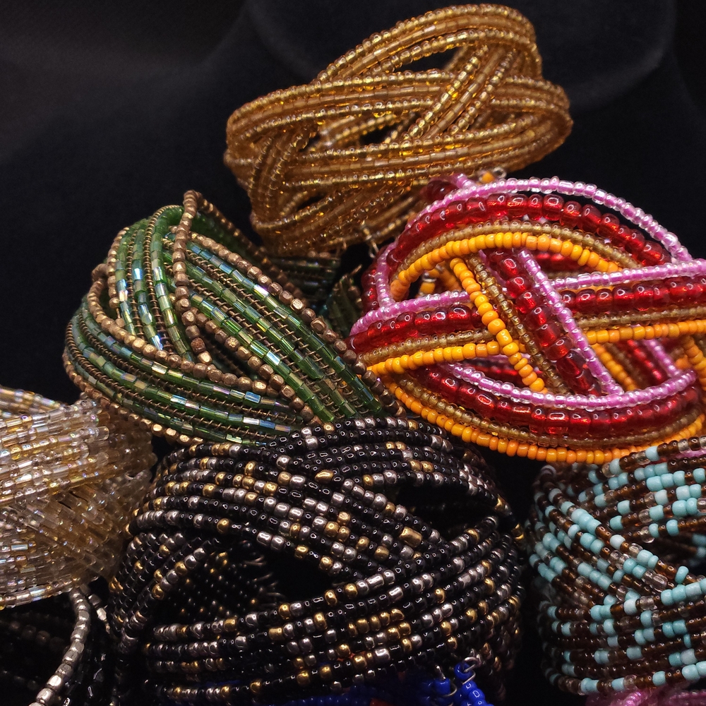 Boho Beaded Cuff Bracelets - image 5